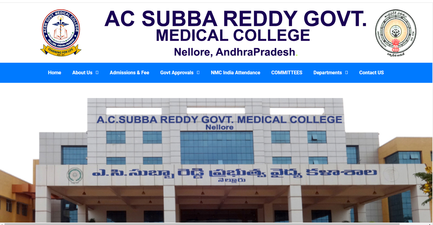 ACSR Government Medical College Nellore 