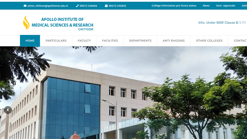 Apollo Institute of Medical Sciences and Research, Chittoor